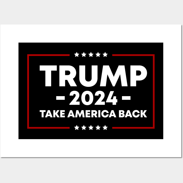 Trump 2024 Wall Art by MZeeDesigns